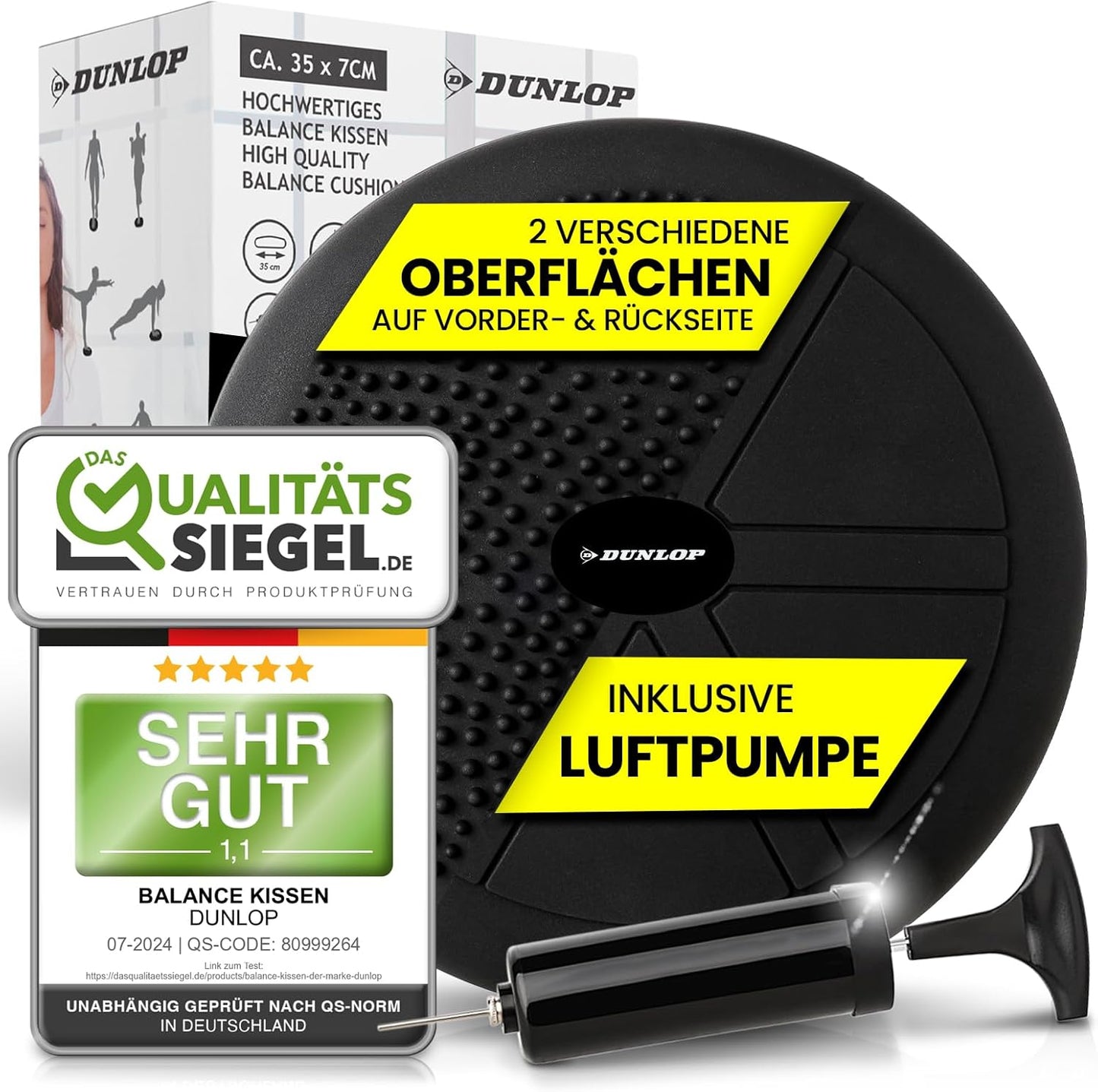 Balancekissen mit Luftpumpe