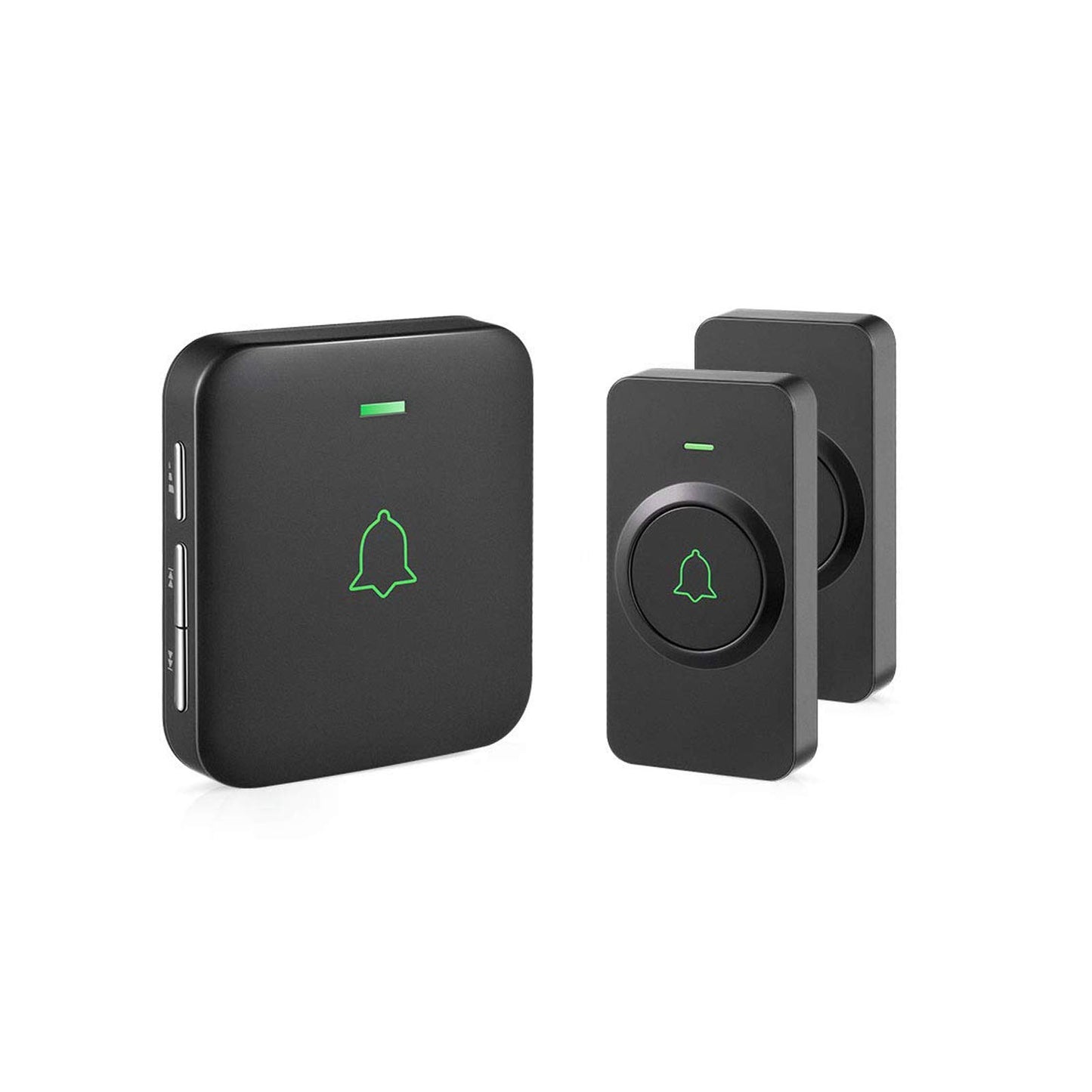 Funkklingel mit Plug-In-Empfänger & 2 Sendern