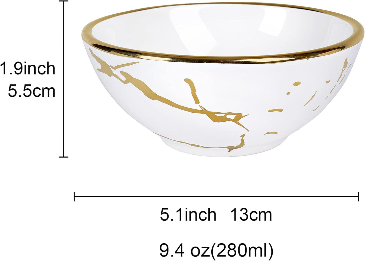 4er-Set Suppenschüssel, 280 ml, 280 ml
