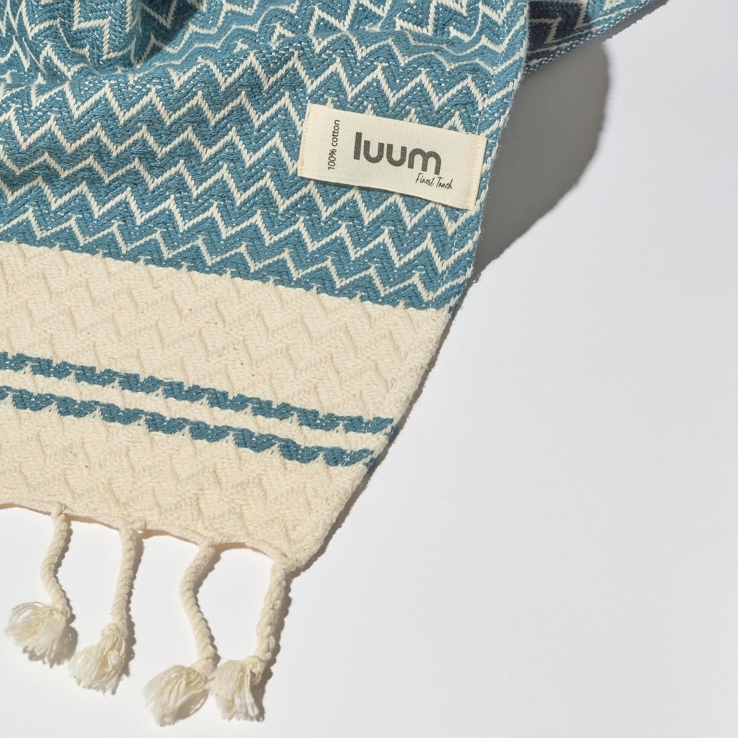 2er-Set Hamamtuch Kairo, 2er Set [90x180] 01 - Kairo - Petrol / Beige