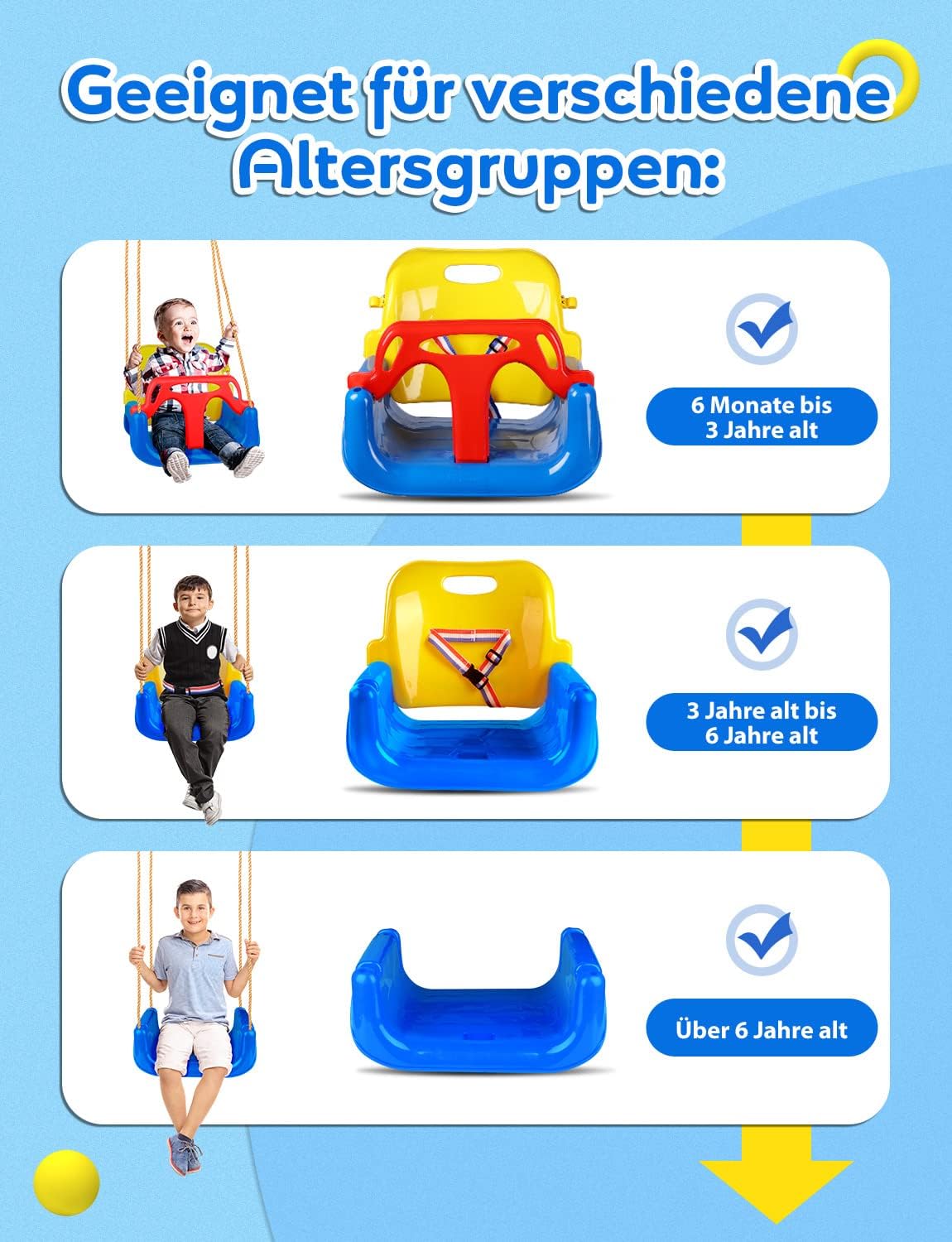 Babyschaukel 3 in 1