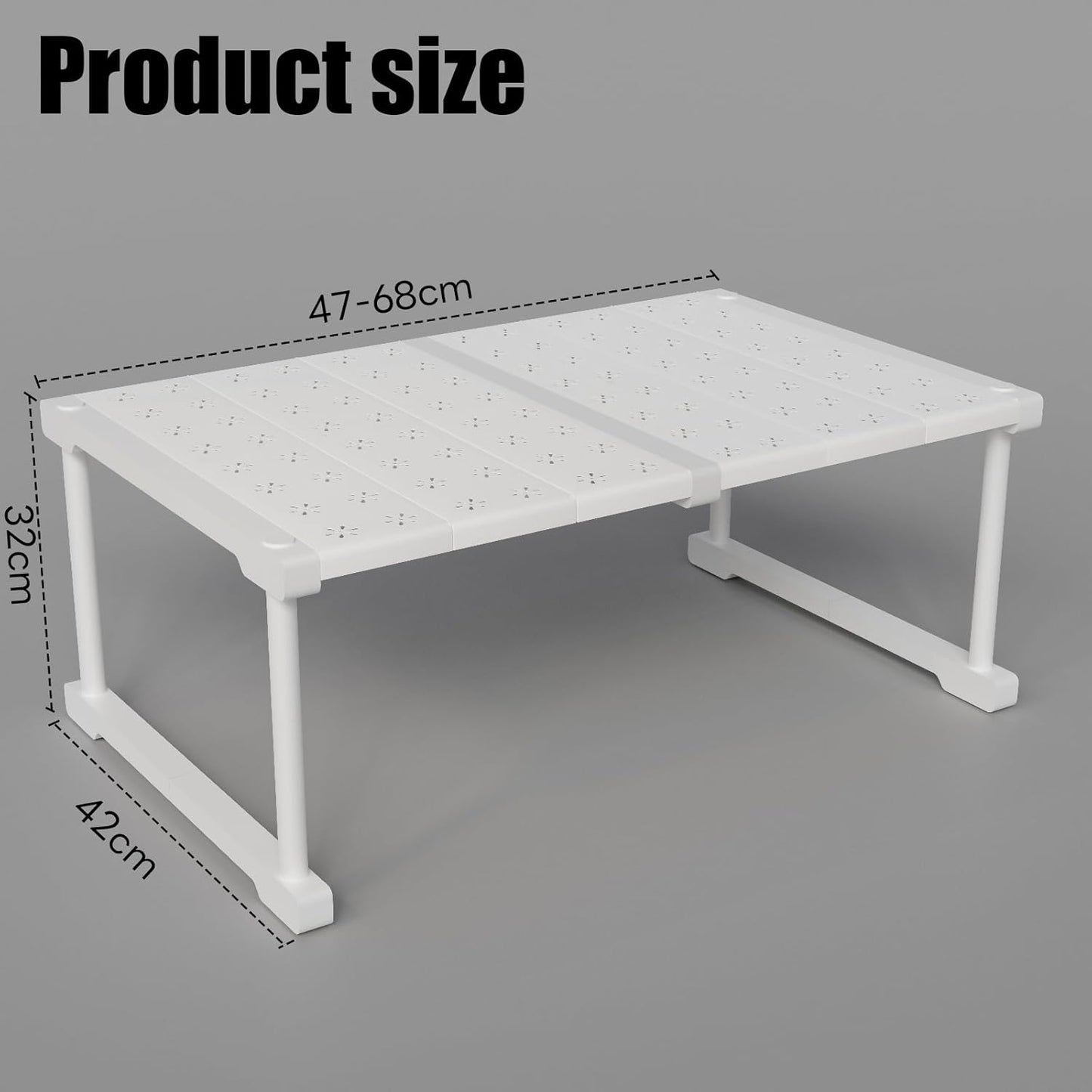Stapelbarer Schrank-Organizer, Höhe 32cm