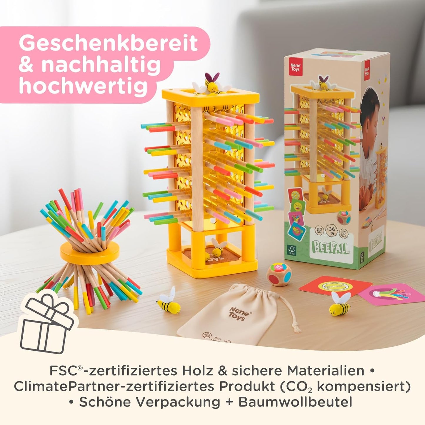 BEEFALL Geschicklichkeitsspiel, Beefall