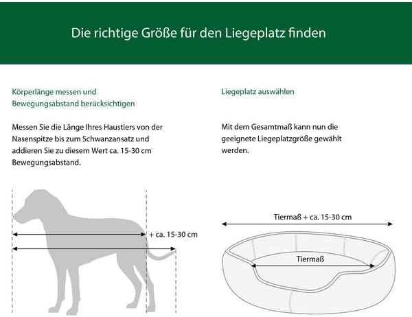 Premium Kuschelbett für tiefen Schlaf (Naturmaterial)