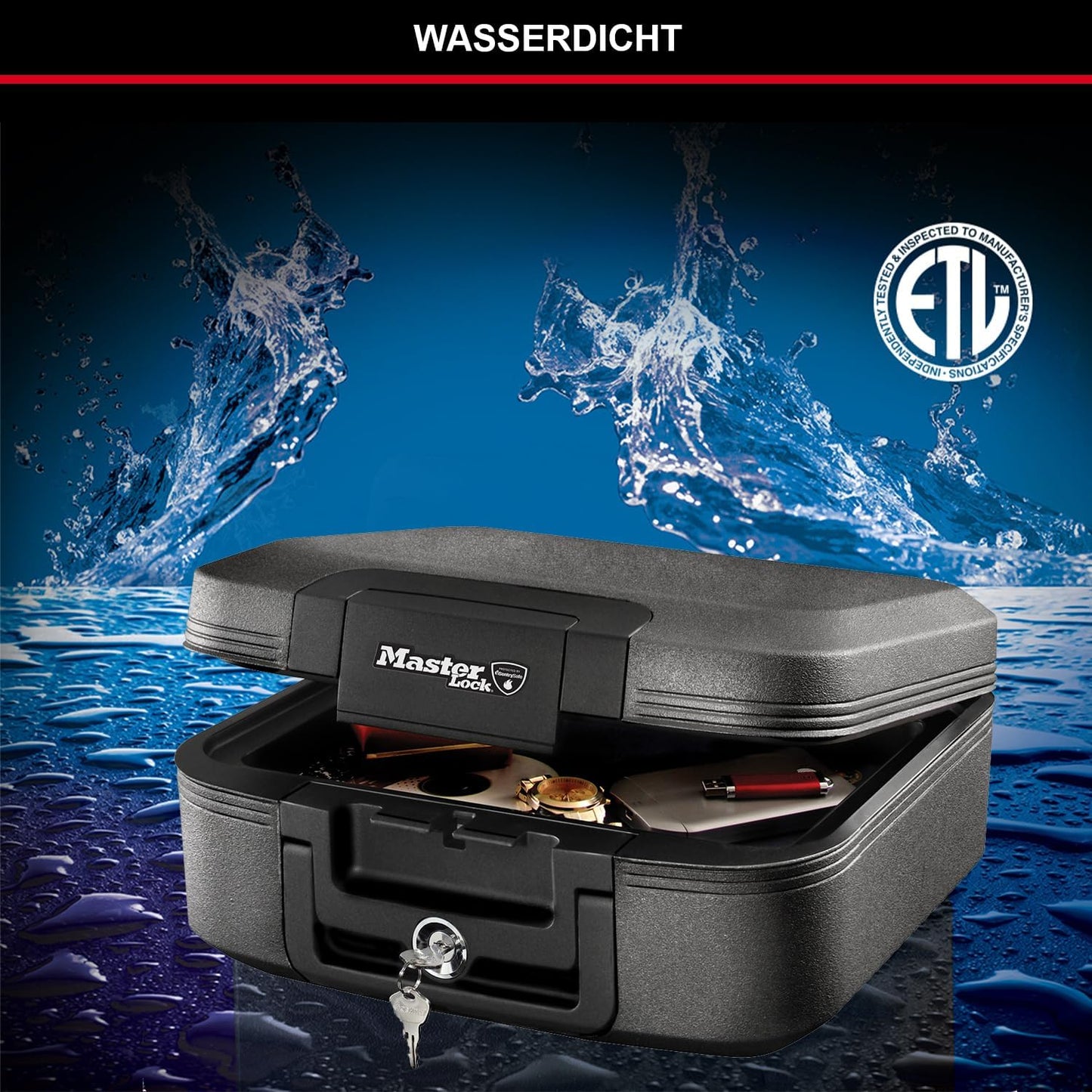 Brandschutzbox LCHW20102, Feuerfest und Wasserfest