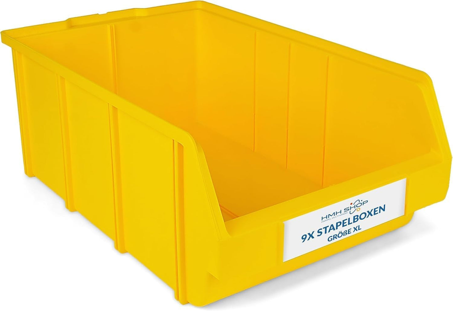 Stapelboxen-Set XL (9 Stück) für Werkstatt & Keller