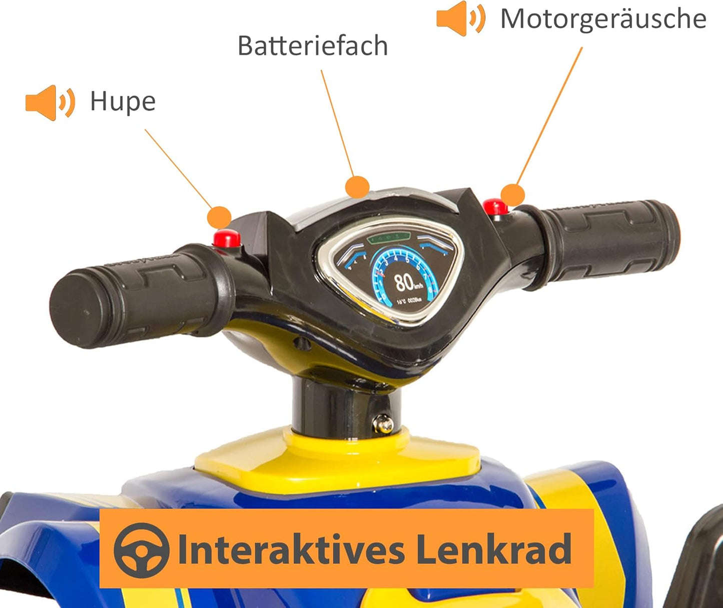 Quad Rutschauto, Blau