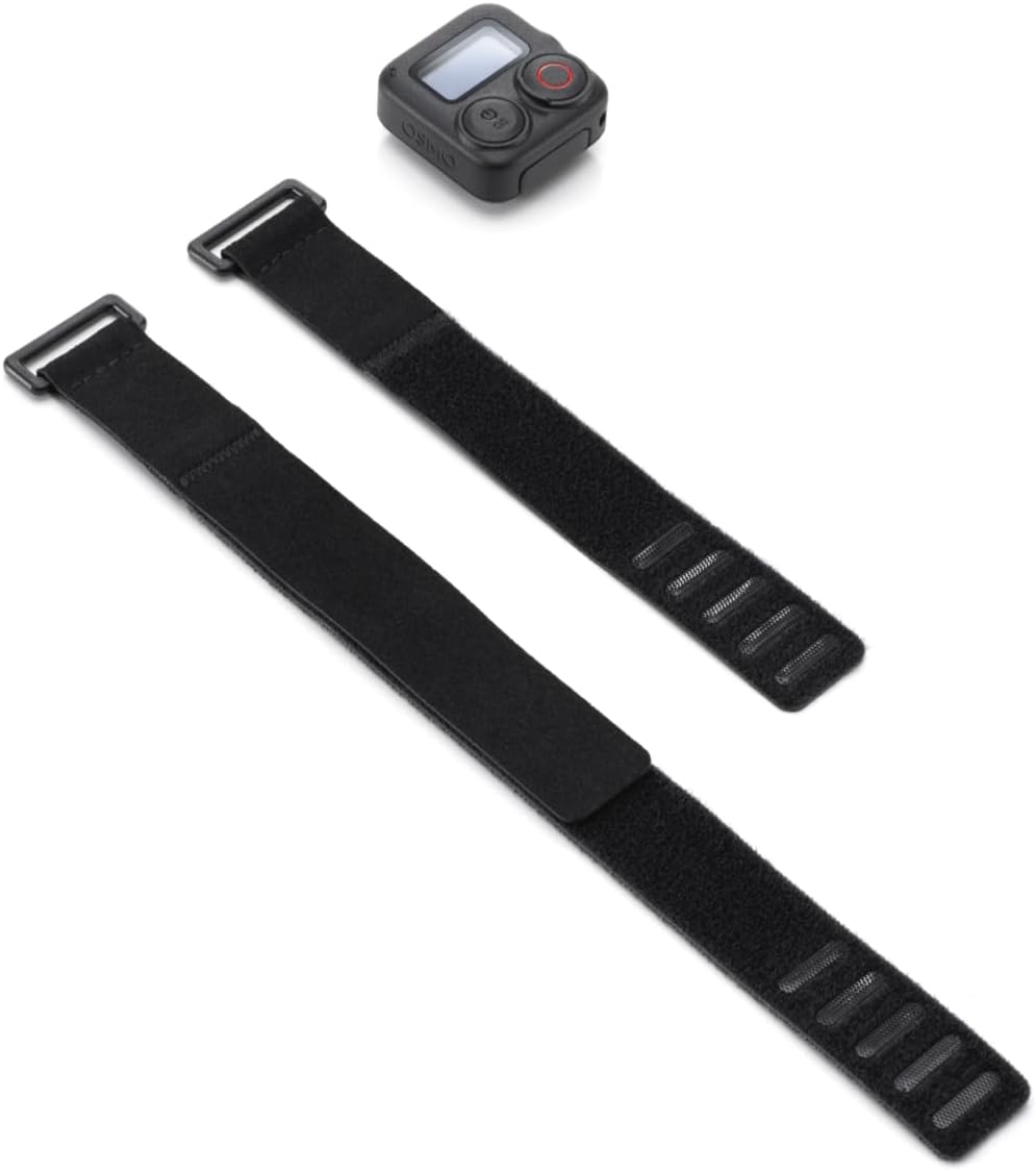 Action-GPS-Bluetooth-Fernsteuerung Kompatibel mit Osmo Action 5 Pro, Schwarz