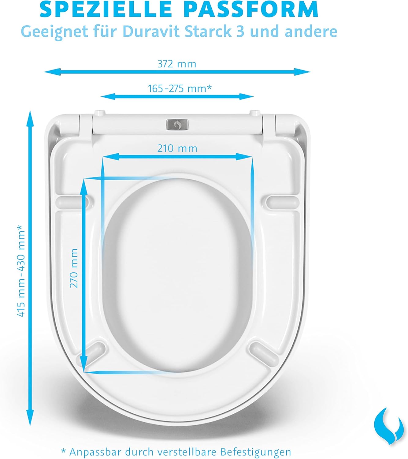 WC-Sitz mit Softclose und Quick-Release-Funktion