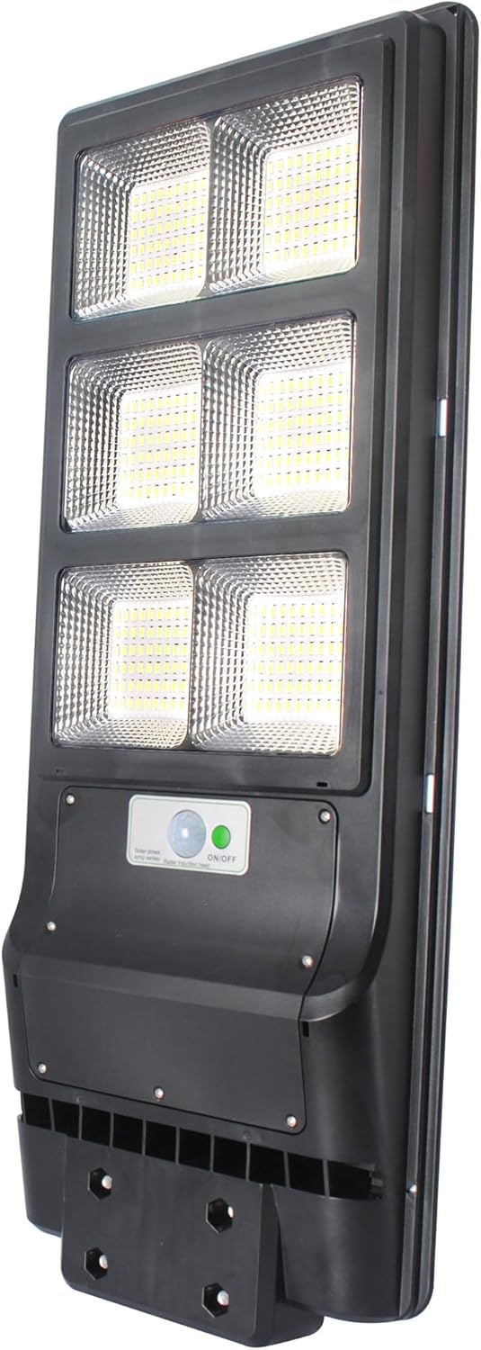 Solar Strassenlampe mit Bewegungssensor und Fernbedienung, 270 Kilowattstunden