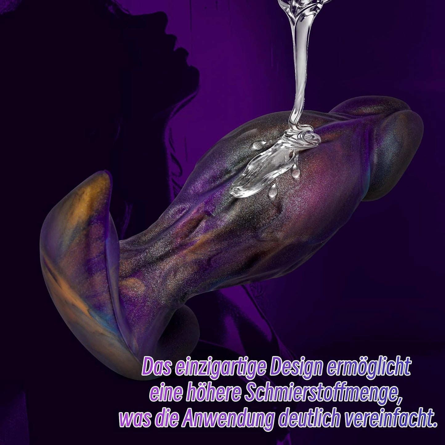 Analplug Dildo mit T-Basis, XXL
