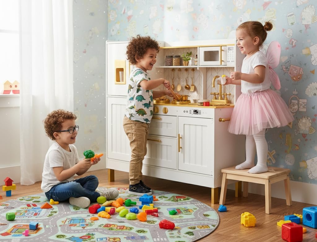 Kinder-Spielküche, Gold