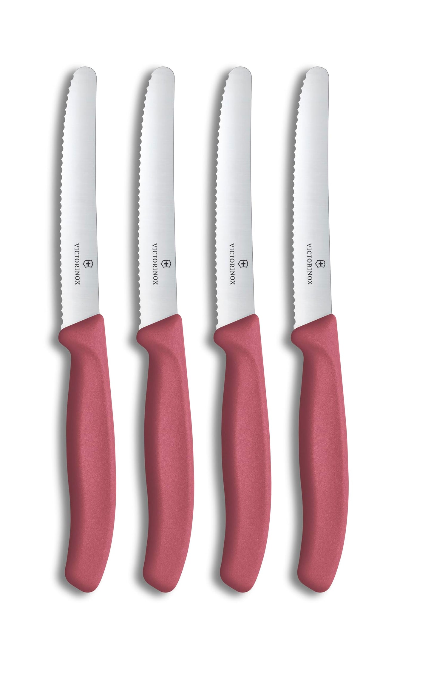 4-teiliges Brötchenmesser Set, Rot
