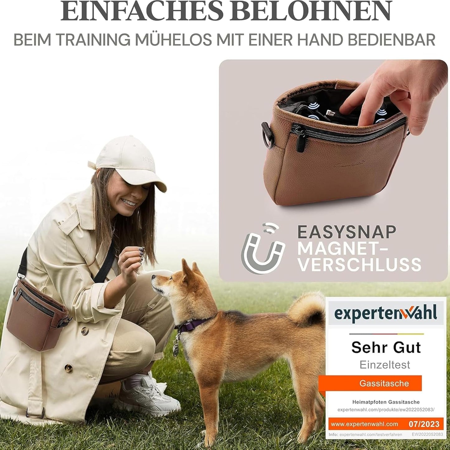 Leckerlitasche, S / Braun