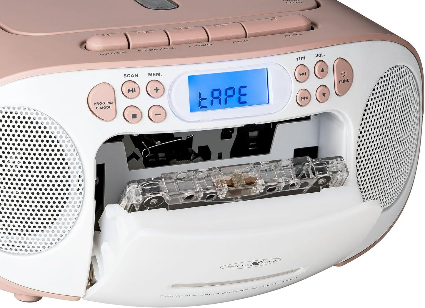 CD-Player mit Kassette RCR2260, ohne DAB-Radio Pink