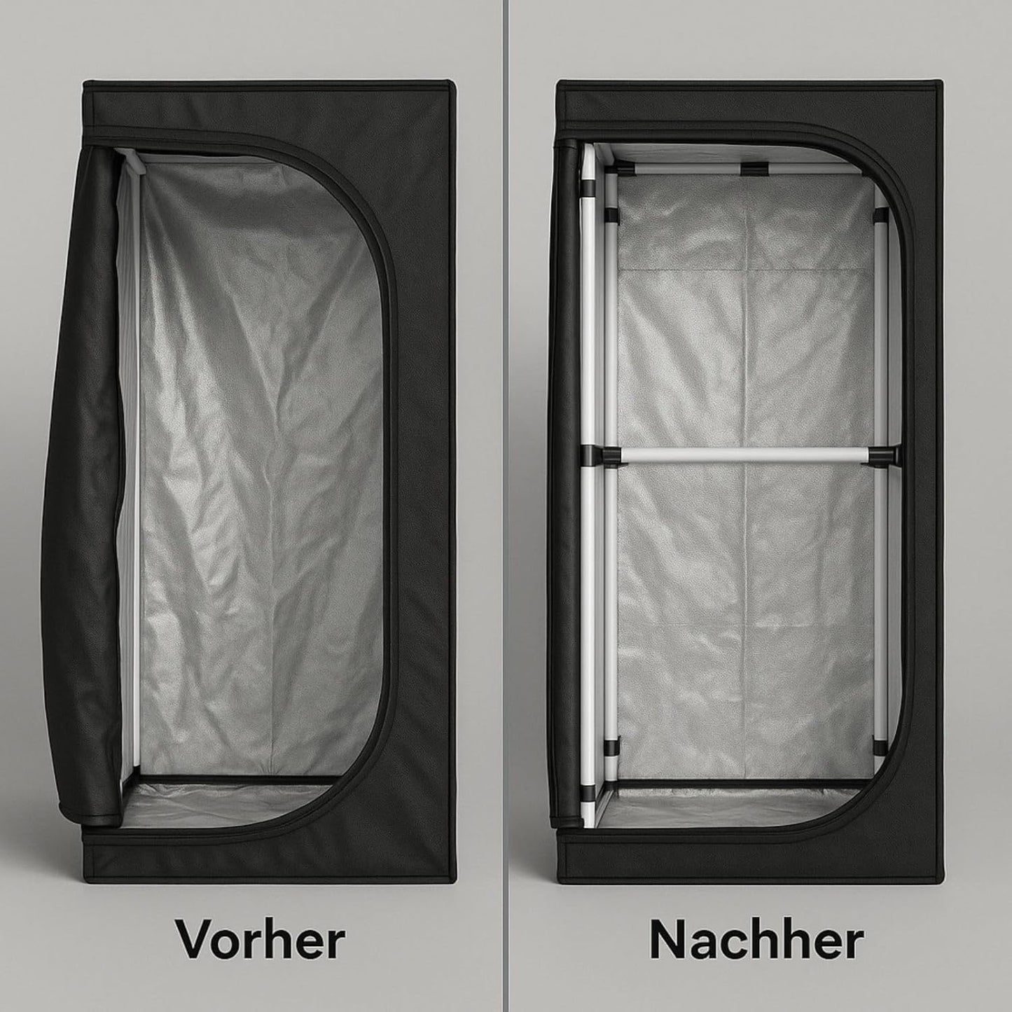 Ersatz-Stangen-Set für Growzelt, Homebox Stangen Set 100