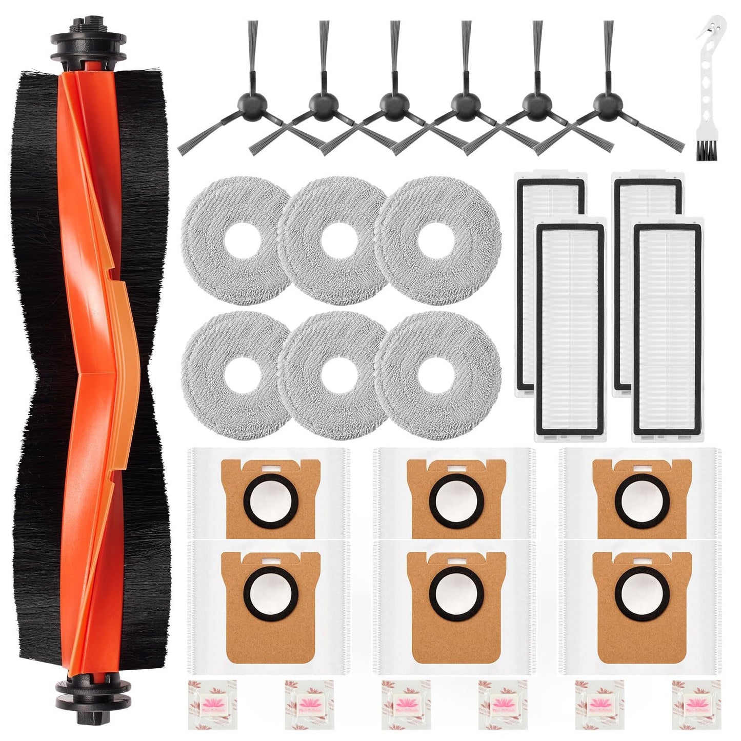 Zubehör-Set für Saugroboter Xiaomi X20/X10, 30-teilig, 30 Stück für X20 Plus/X10 Plus