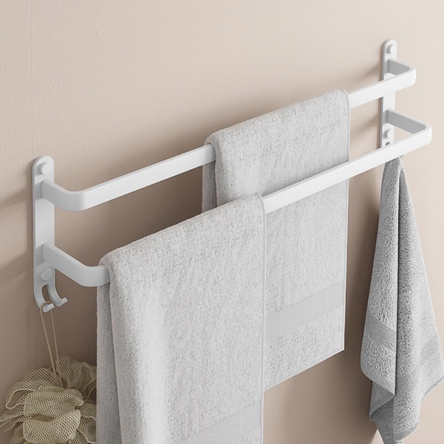 Handtuchstange, Weiss 80CM