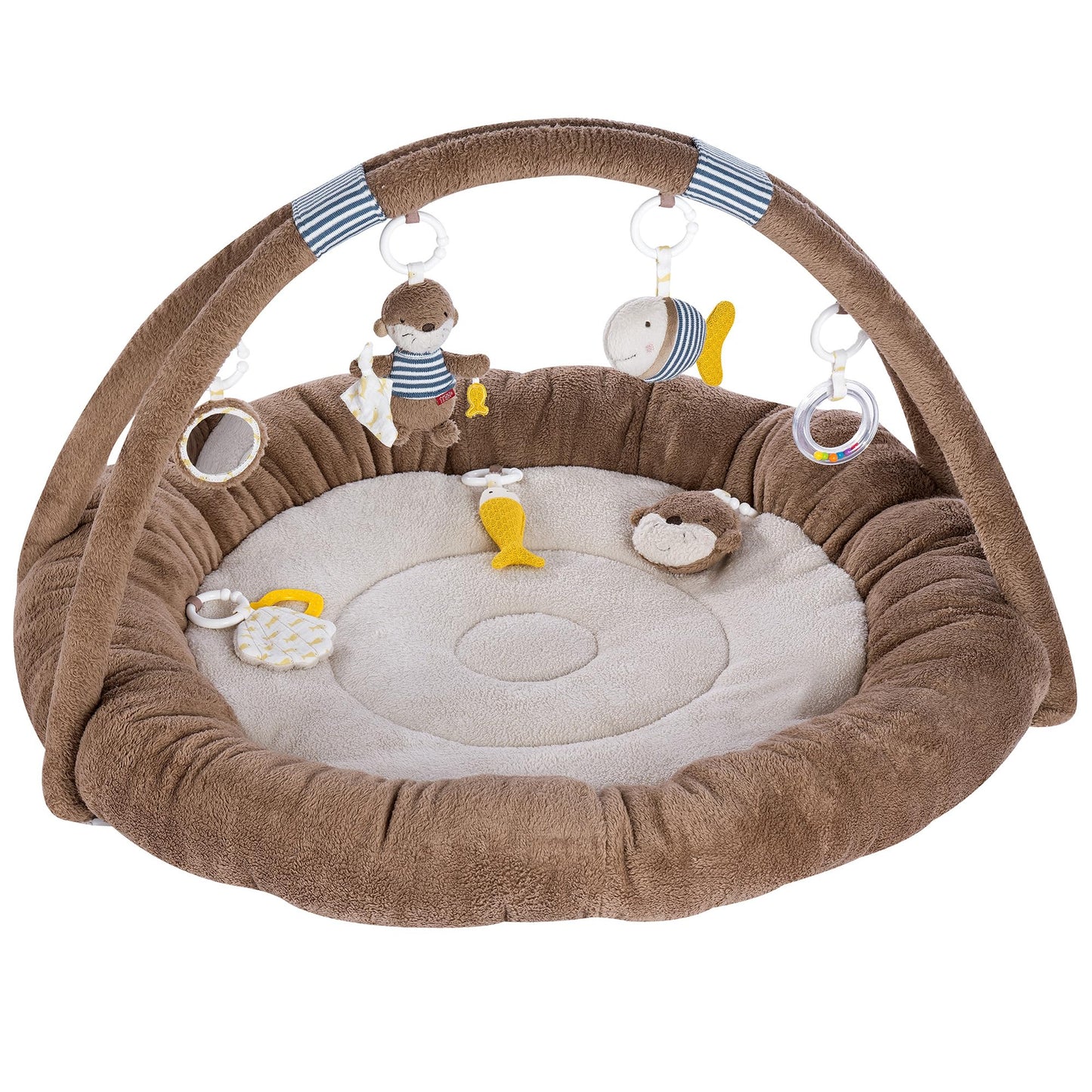 3D Activity-Nest mit Spielbogen, Otter