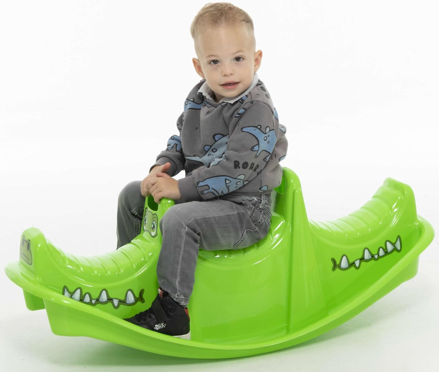 Kinderschaukelwippe Krokodil, Grün