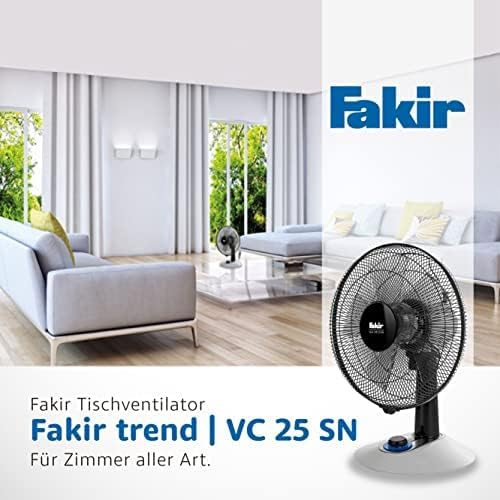 Trend VC 25 N Tischventilator, VC 25 SN Trend Schwarz / Weiss