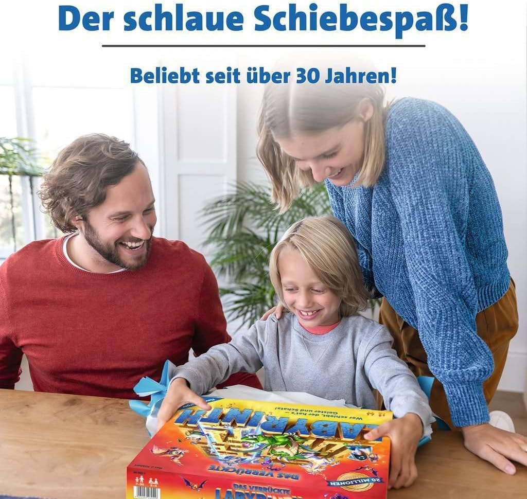 Das verrückte Labyrinth Brettspiel ab 7 Jahren