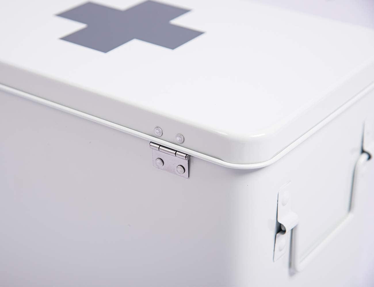 Erste Hilfe Kasten Retro Design, Weiss-32cm