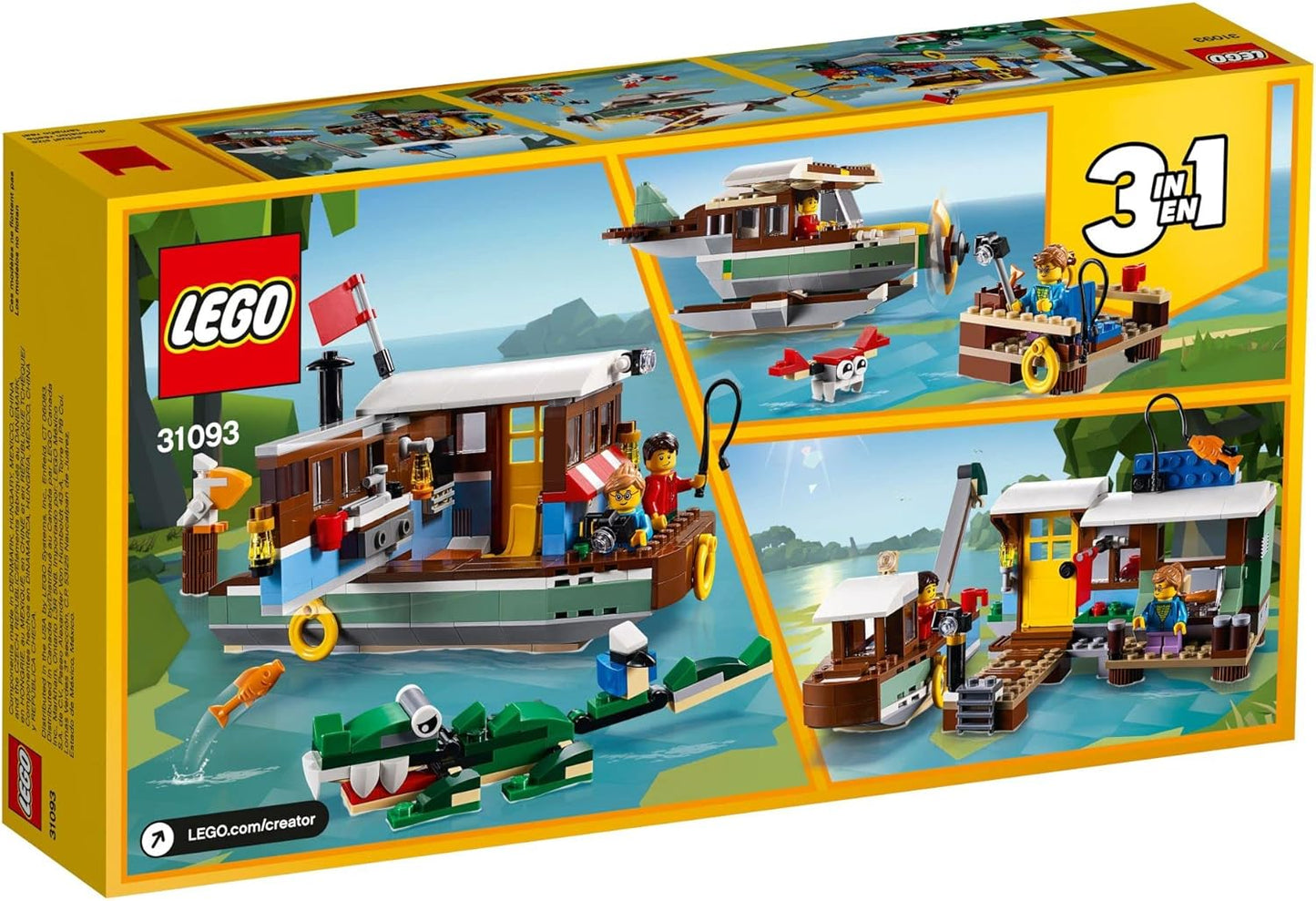 Creator 3in1 Riverside Houseboat