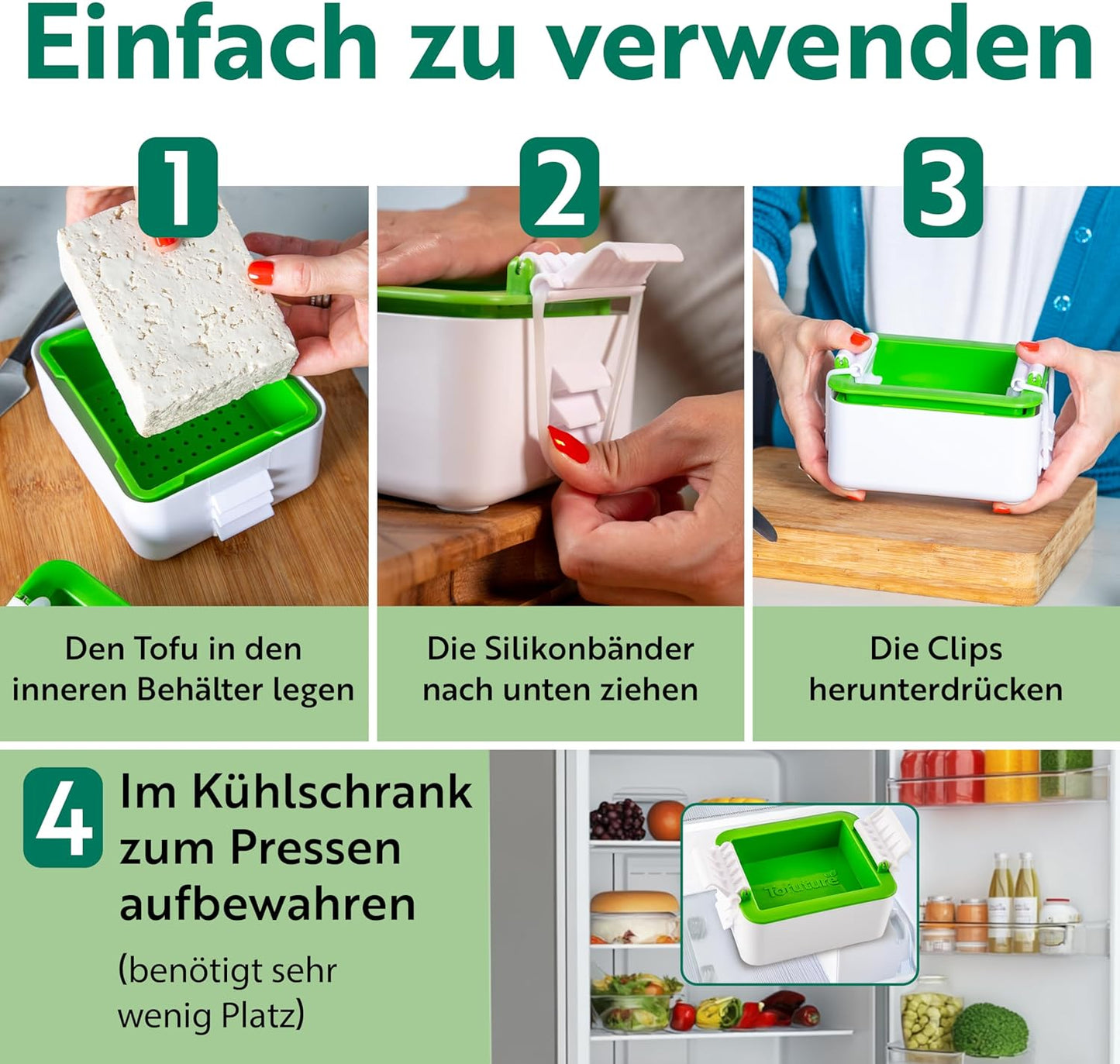 Tofupresse, spülmaschinenfest