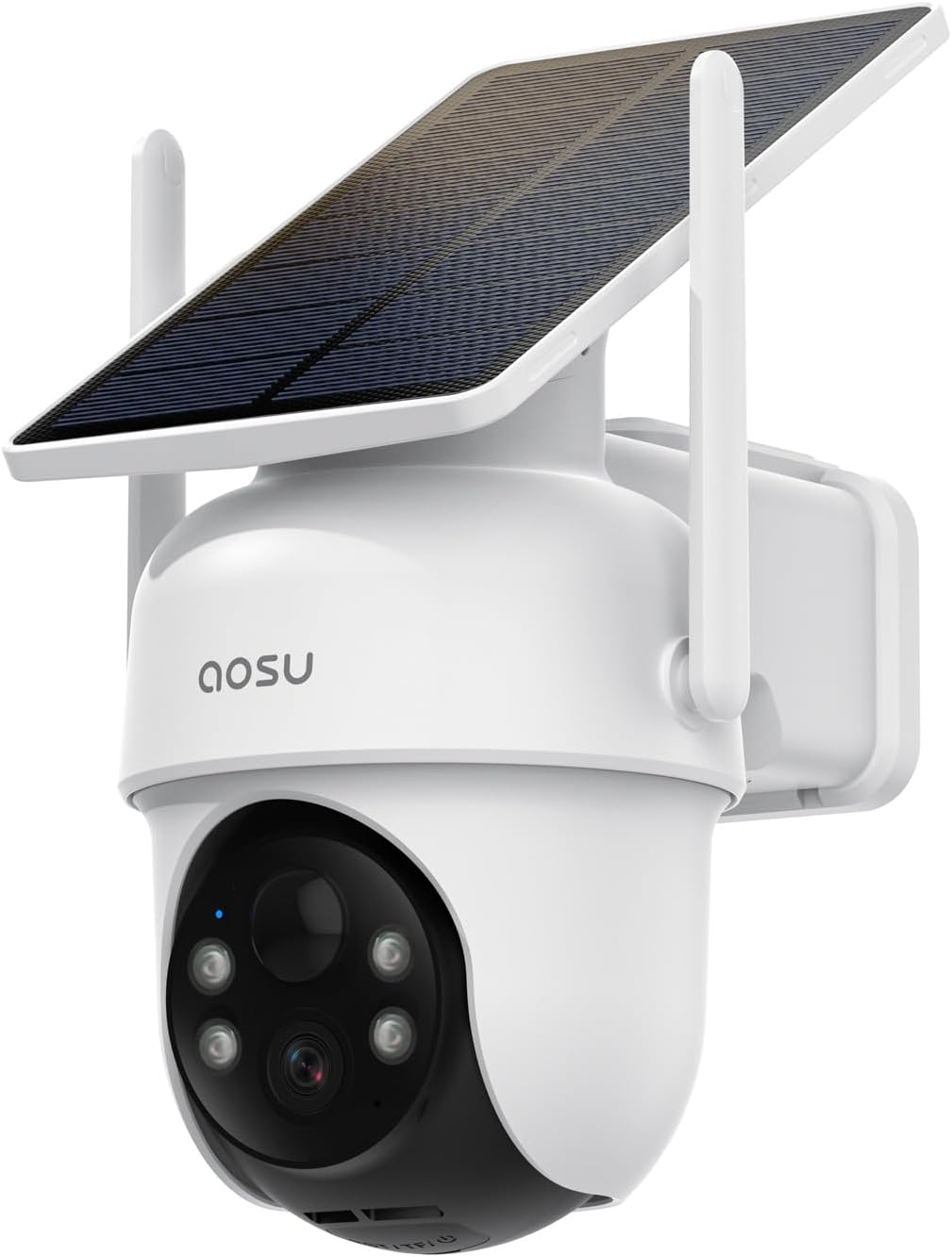 2K Überwachungskamera für Homebase, AOSU Sicherheitskameras, Solar, Kuppelkameras, 2 K