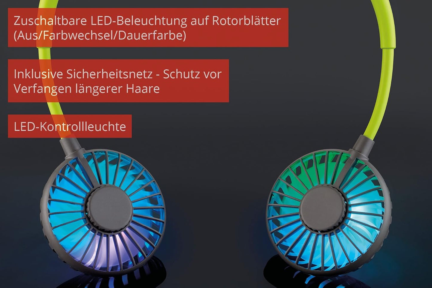 Nackenventilator Breezy, Grün