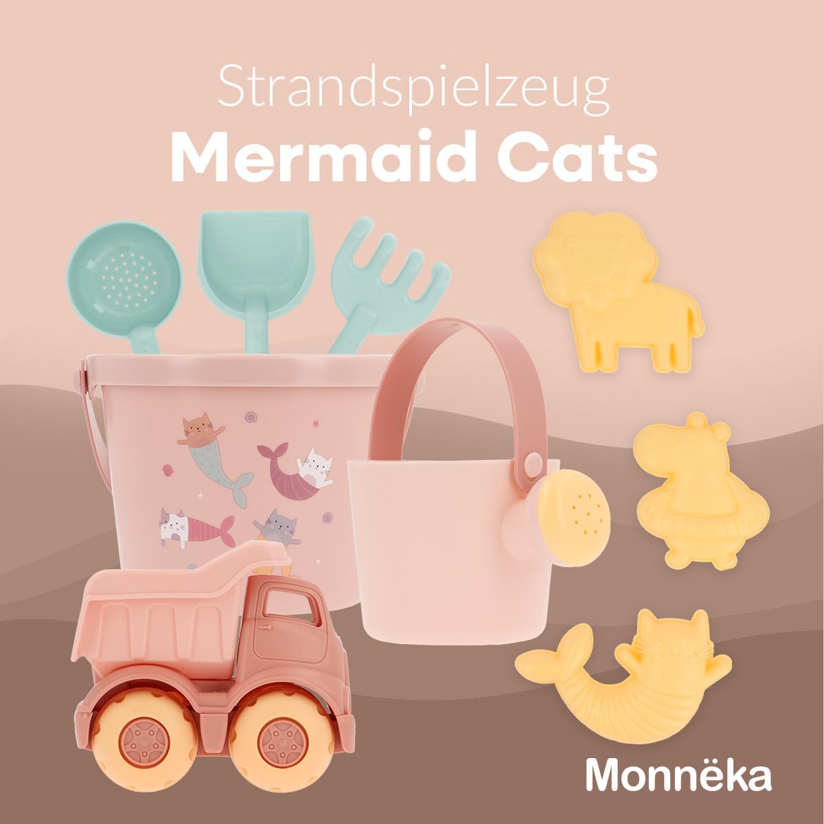 Strandspielzeug-Set, Mermaid Cats