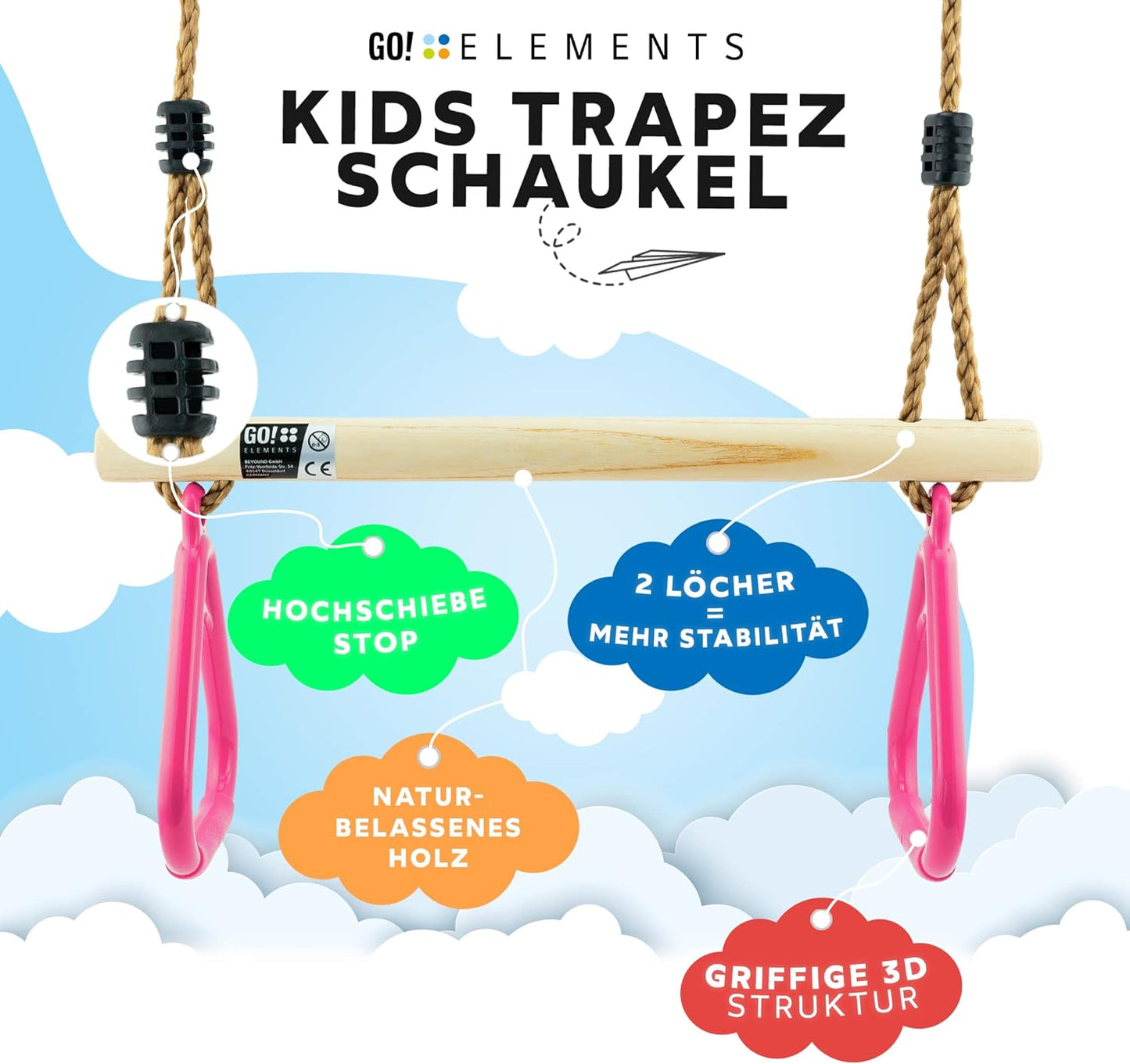 Trapezschaukel, Pink