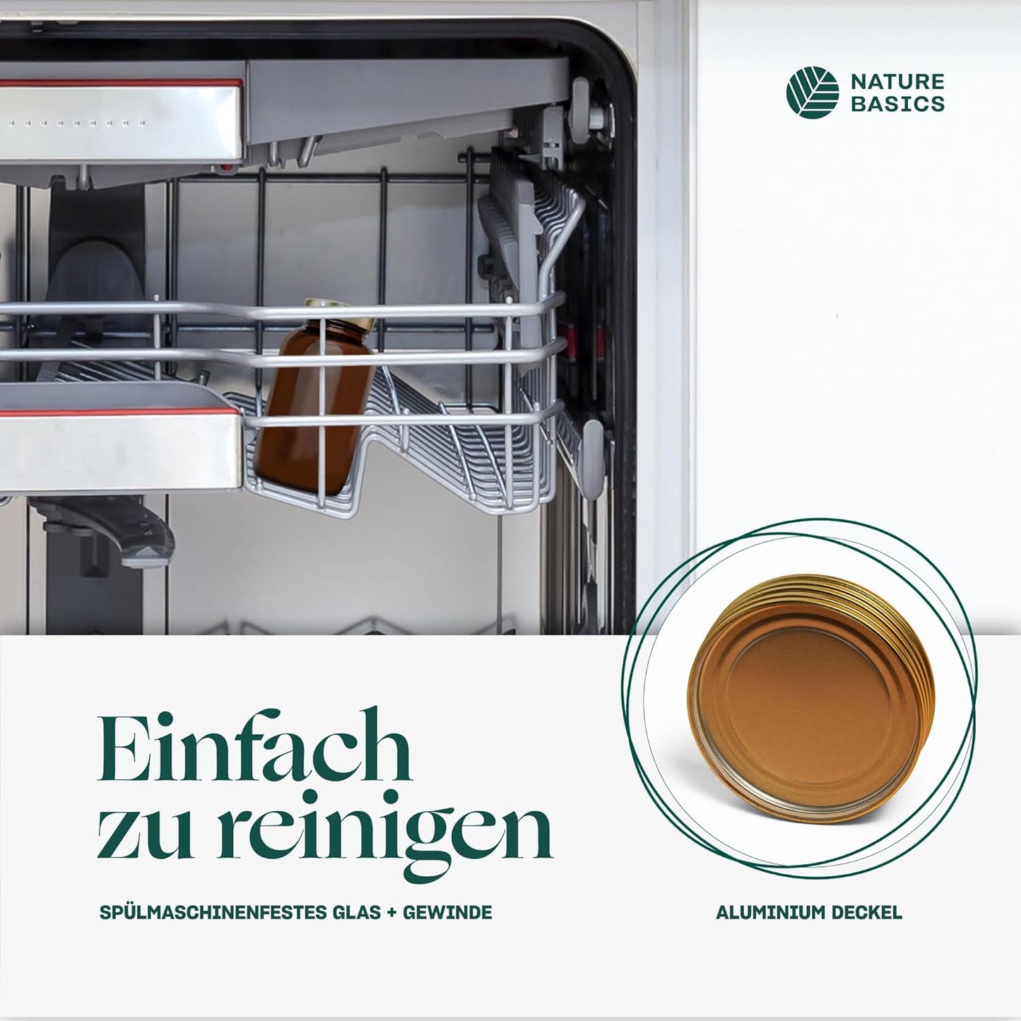 Vorratsgläser-Set (4 x 400 ml, luftdicht), 4 x 400 ml