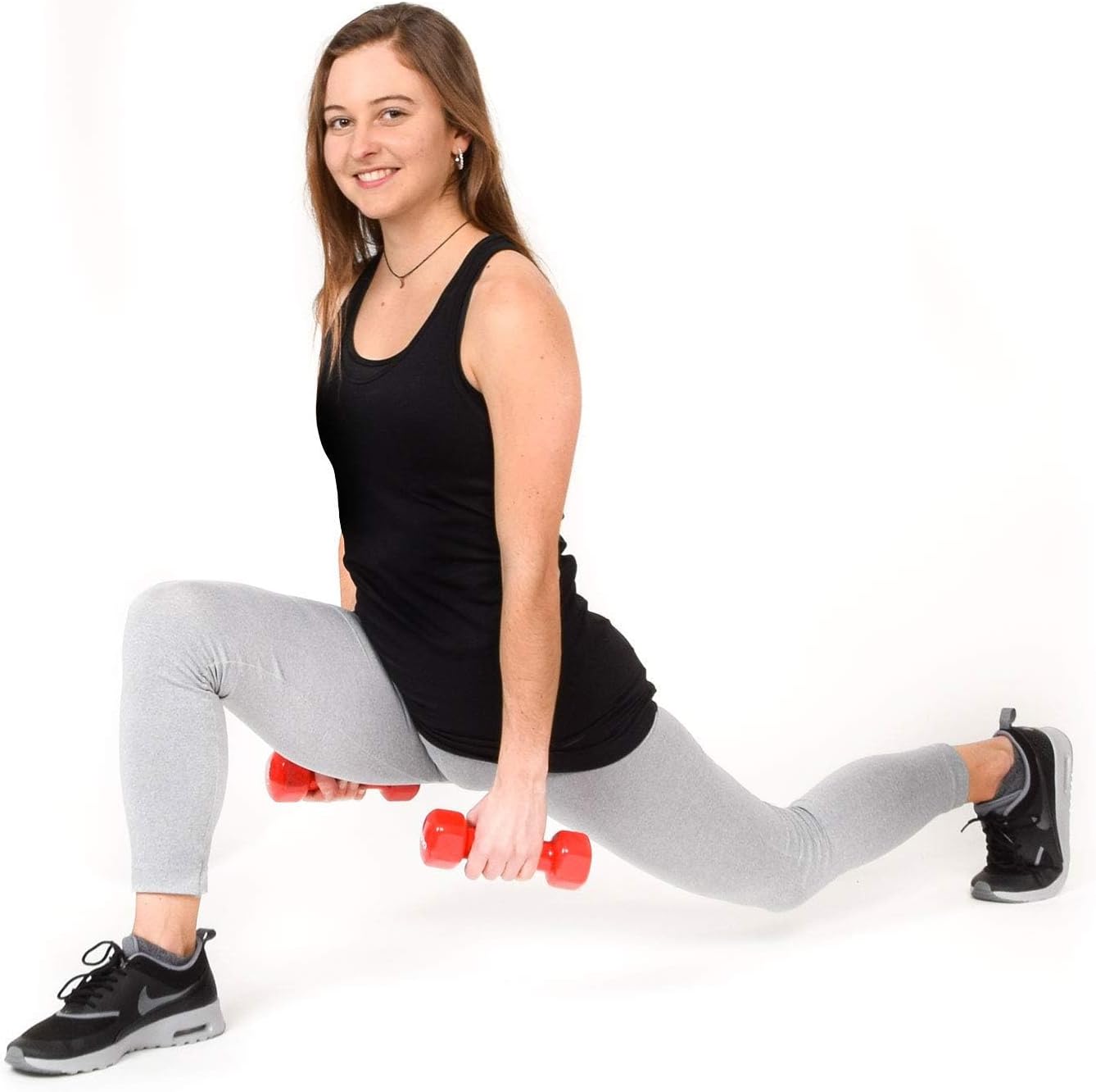 Kurzhantel-Set für Fitness, 1,5 kg (rosso) - 1,5 kg (rot) 3 paio