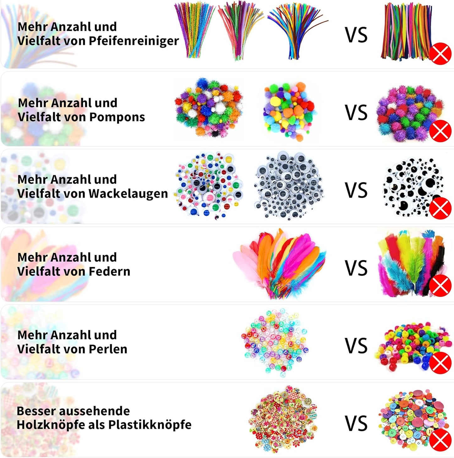 Bastelset für Kinder, Blau
