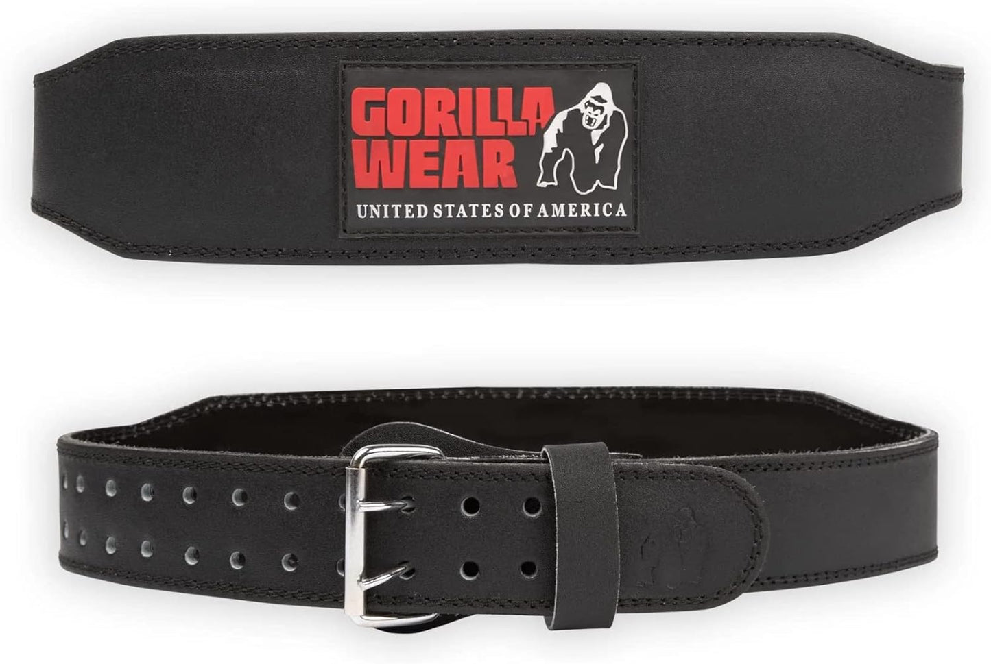 Gepolsterter Leder-Hebegürtel für Krafttraining, XXL-3XL Schwarz