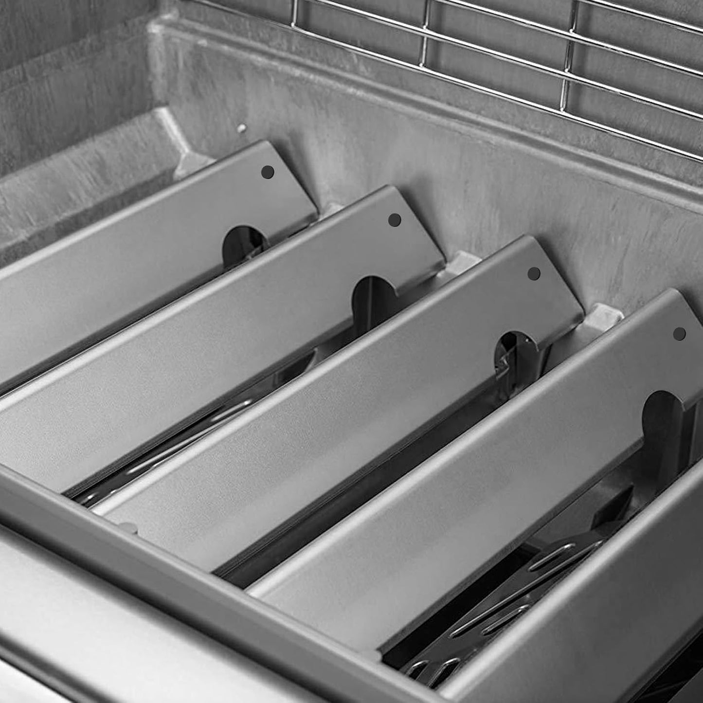 Aromaschienen 66032-5SS für Weber Genesis II/LX 300, 66032-5SS