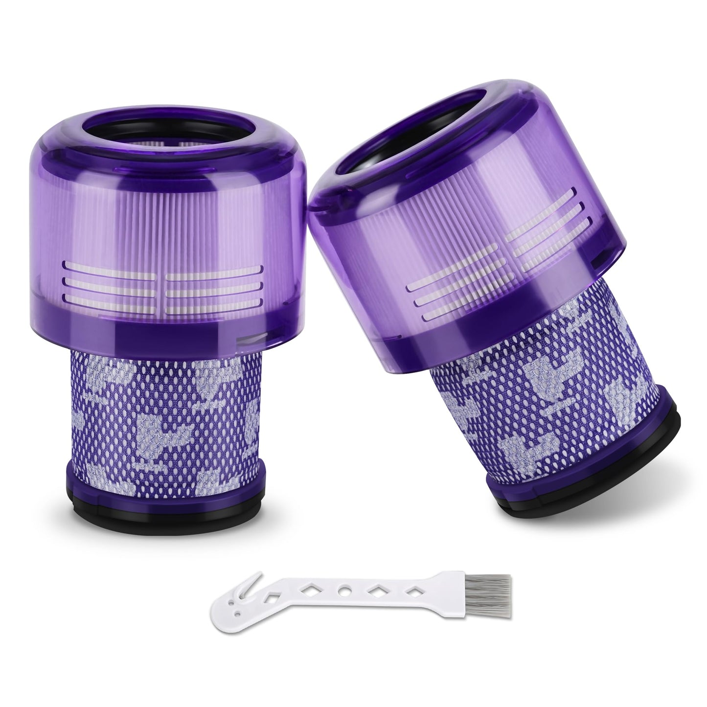 2 x Ersatzfilter für Dyson Cyclone V11/V15 Staubsauger, Lila V11-2PC