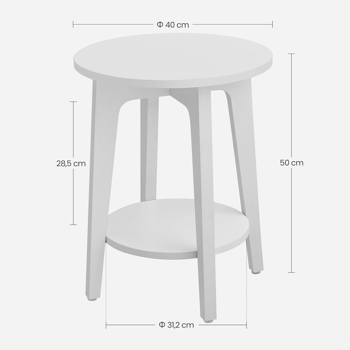 Sofatisch, Weiss