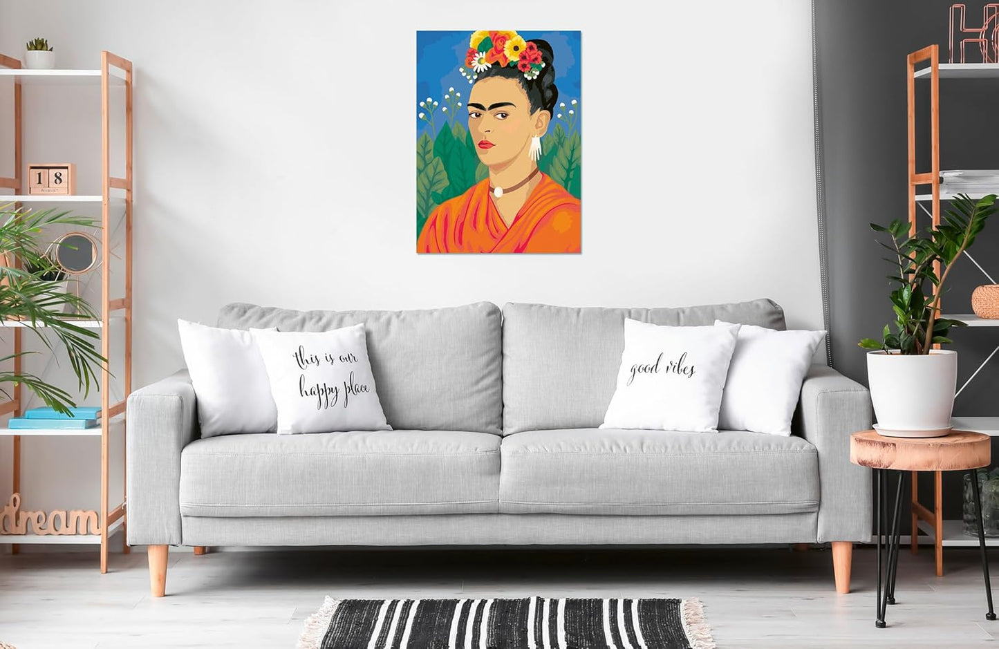 CreArt - Malen nach Zahlen 25525 - Frida Kahlo - ab 14 Jahren - Malen auf Lein