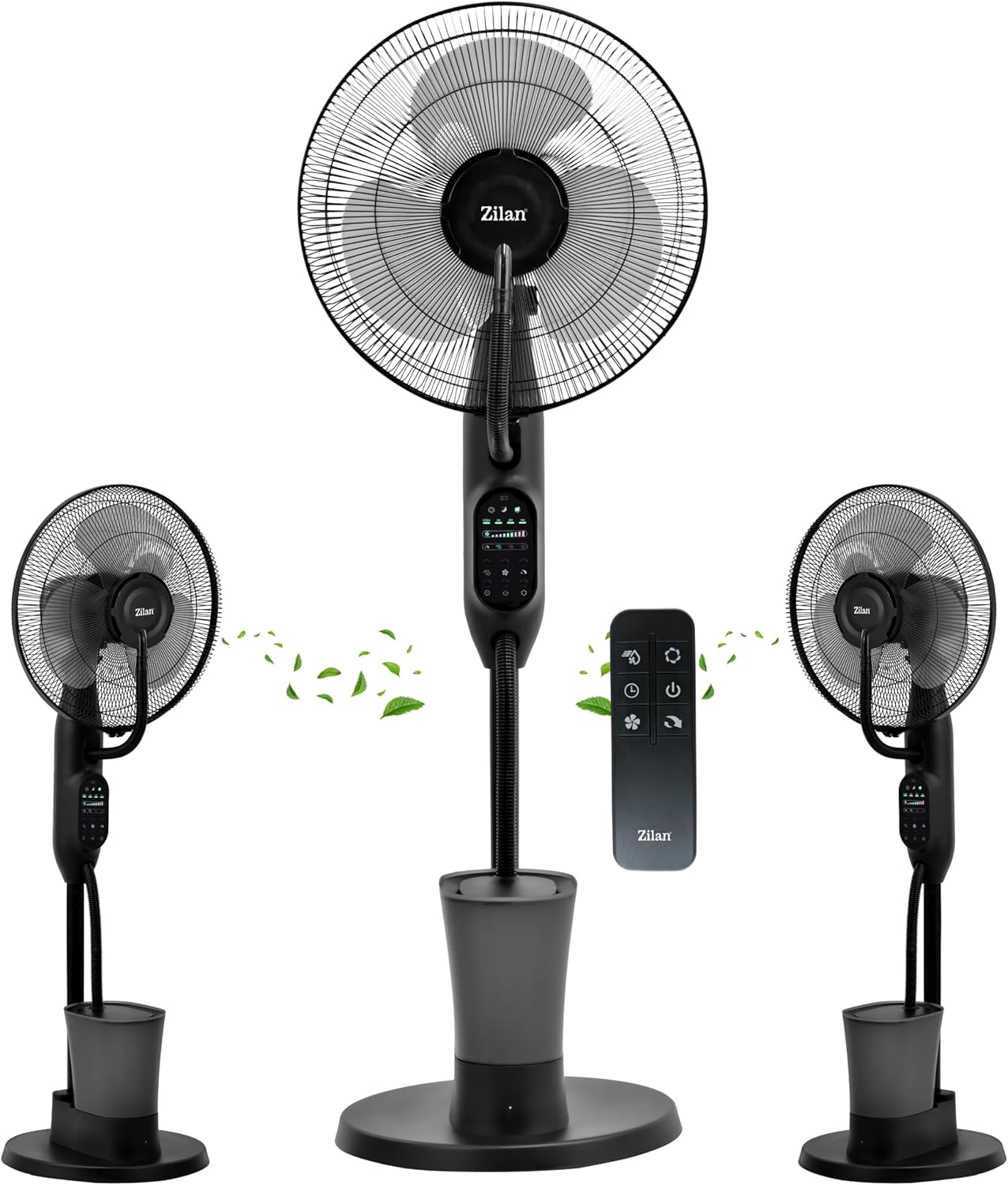 3-in-1 Standventilator mit Wasserkühlung