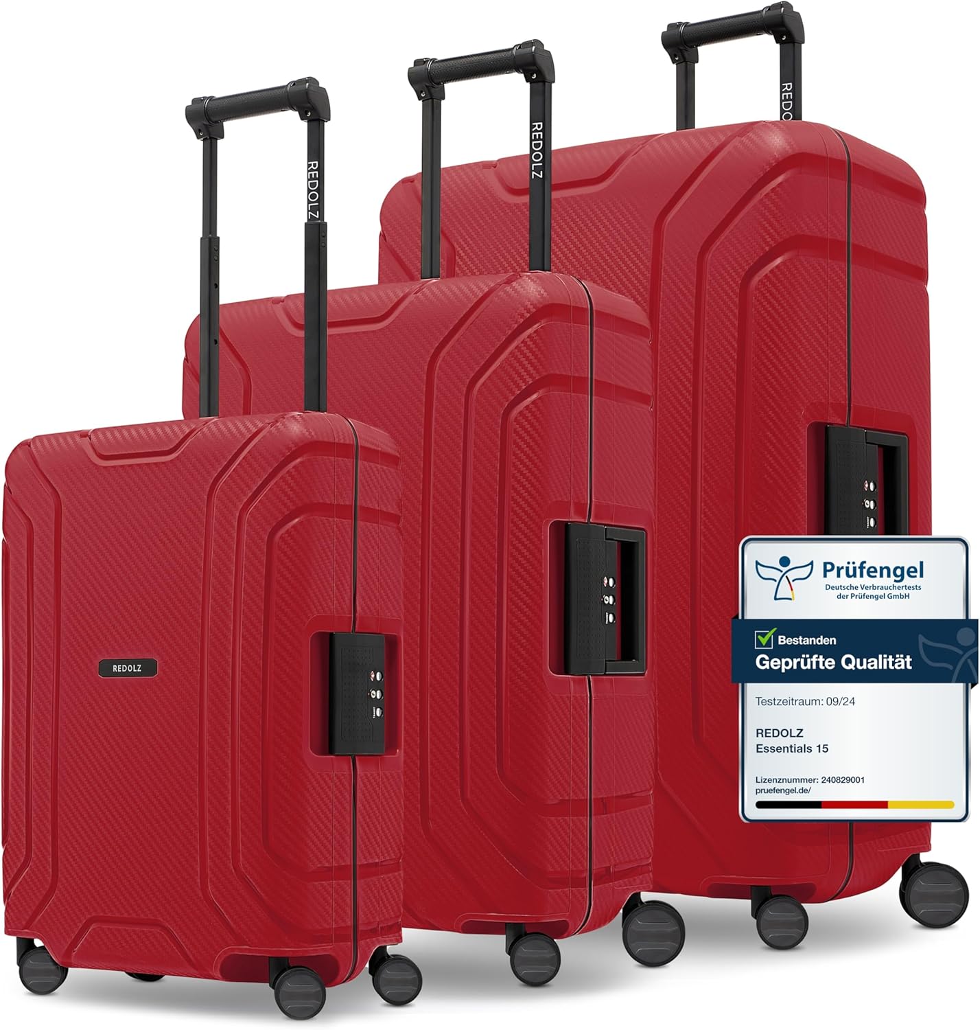 3-teiliges Kofferset Essentials, Classic Red Kofferset (3-teilig)