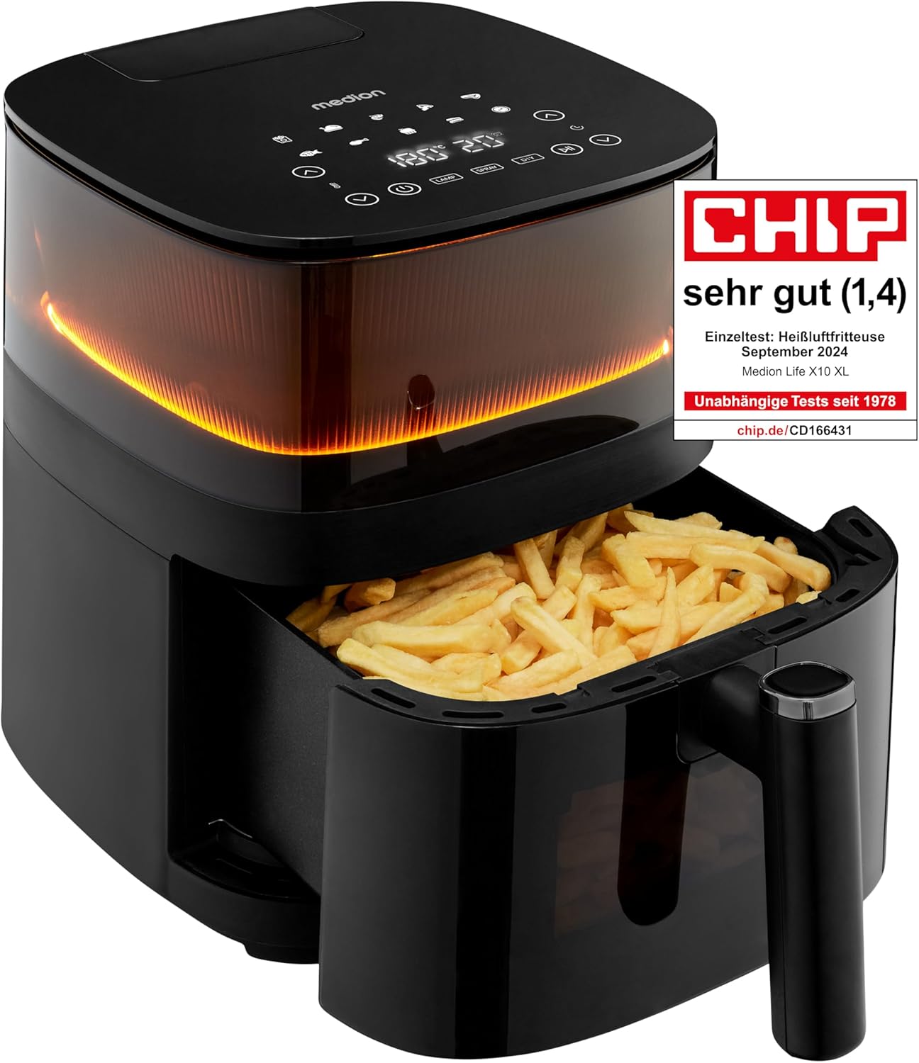 X10 XL Heissluftfritteuse mit Wassersprühfunktion