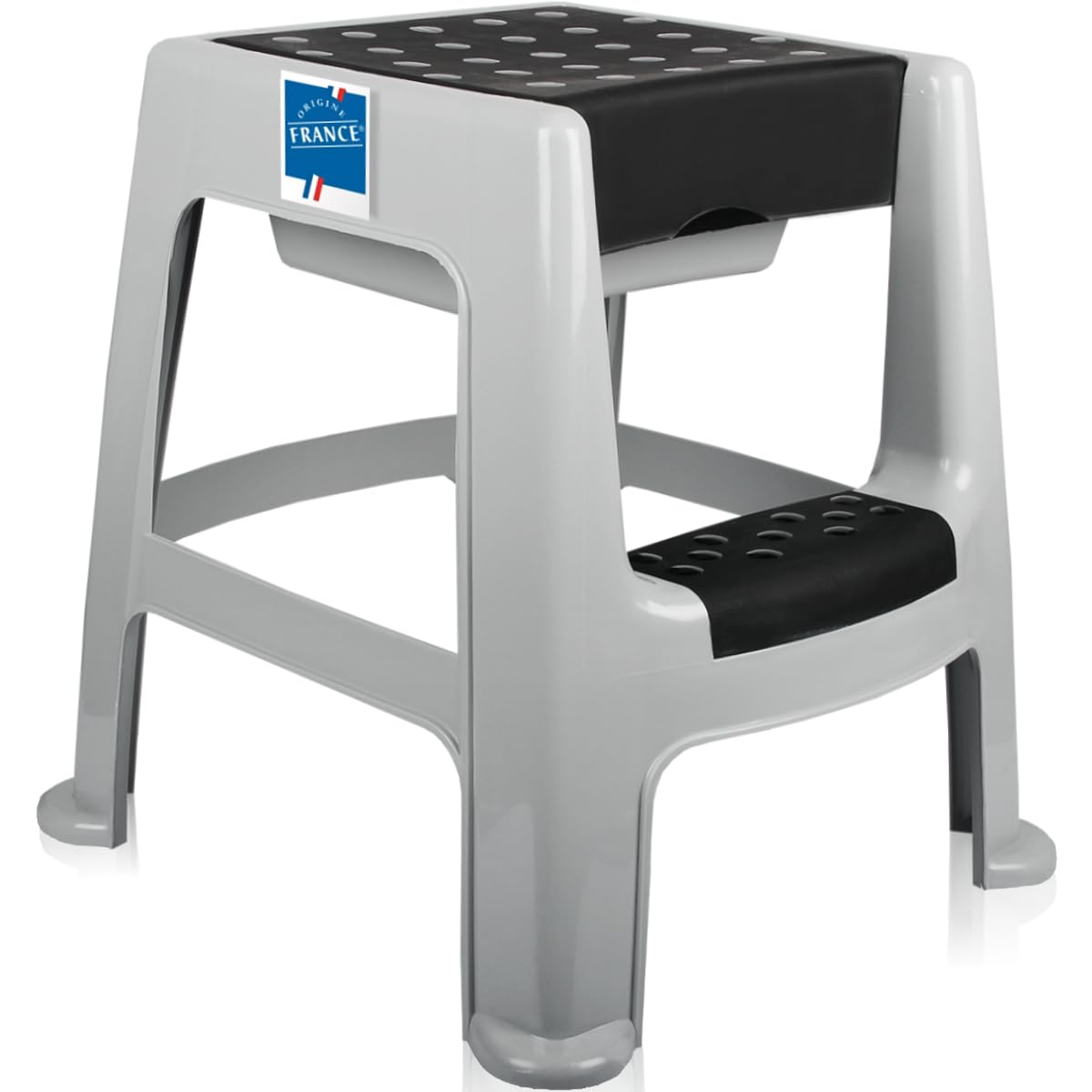 Tritthocker 2 Stufen mit Staufach