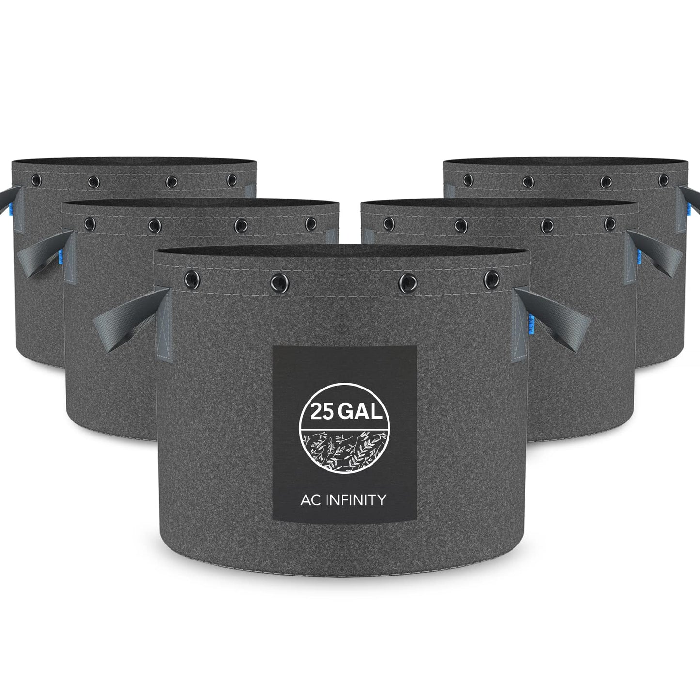 5er-Pack Pflanzsäcke, 25 Gallon