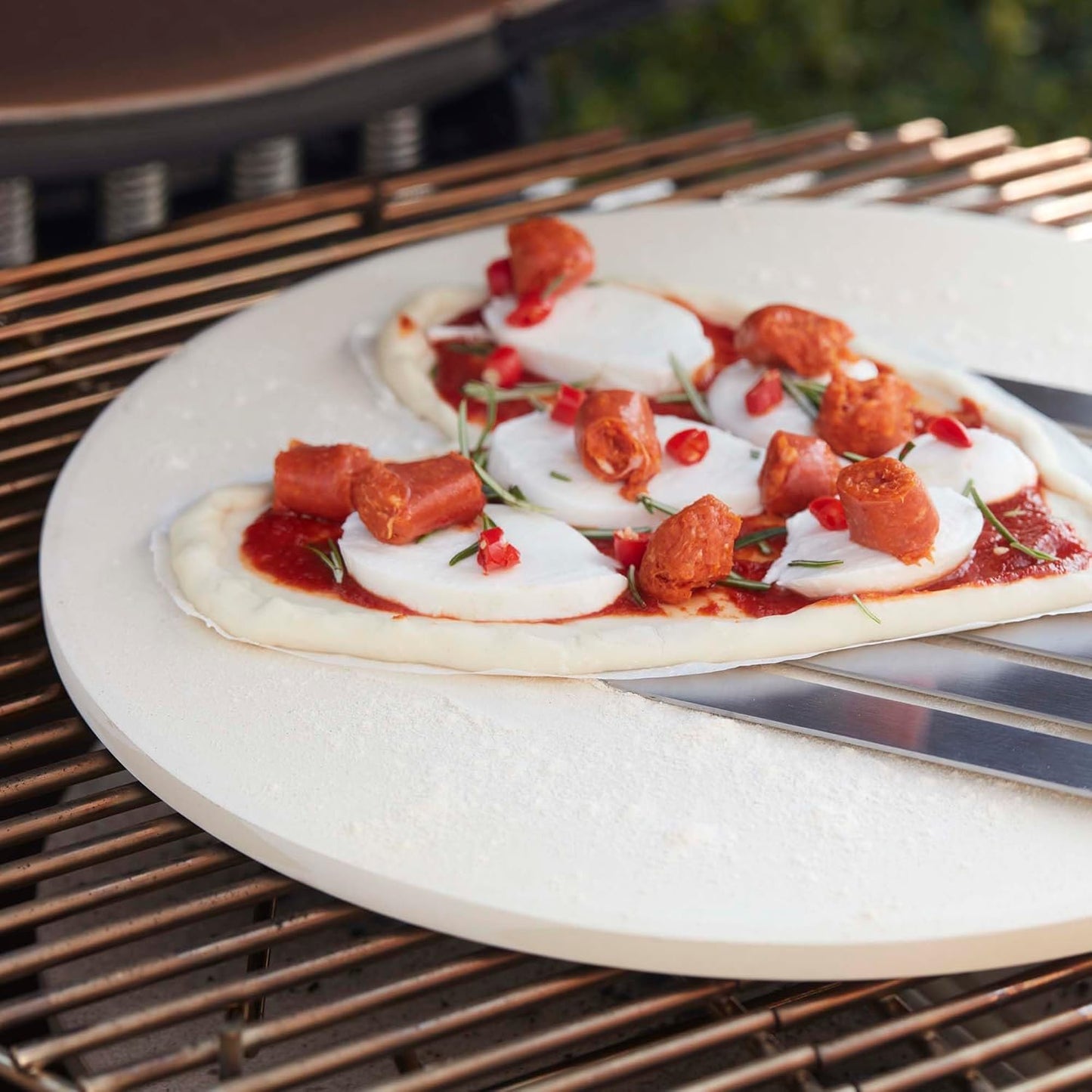 Pizzastein für Grill und Backofen