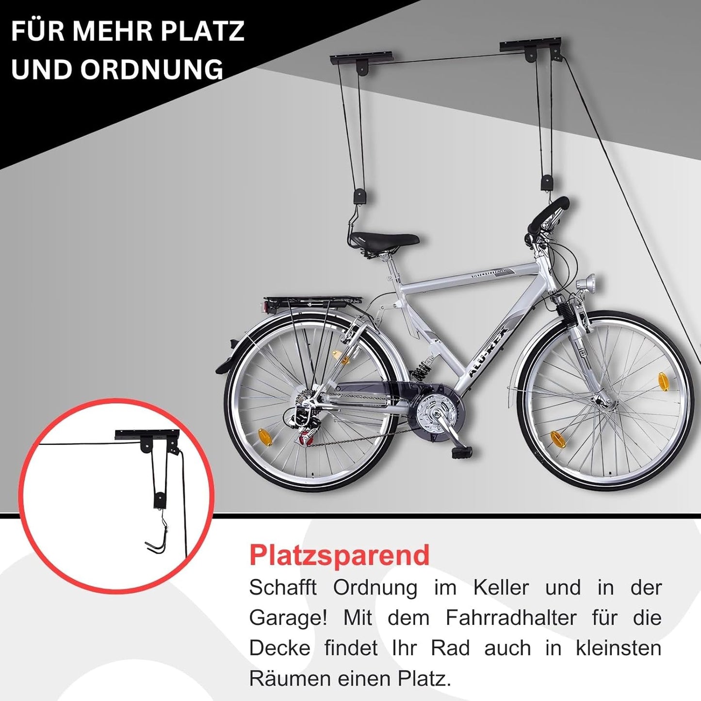 Velolift Plus Deckenhalterung