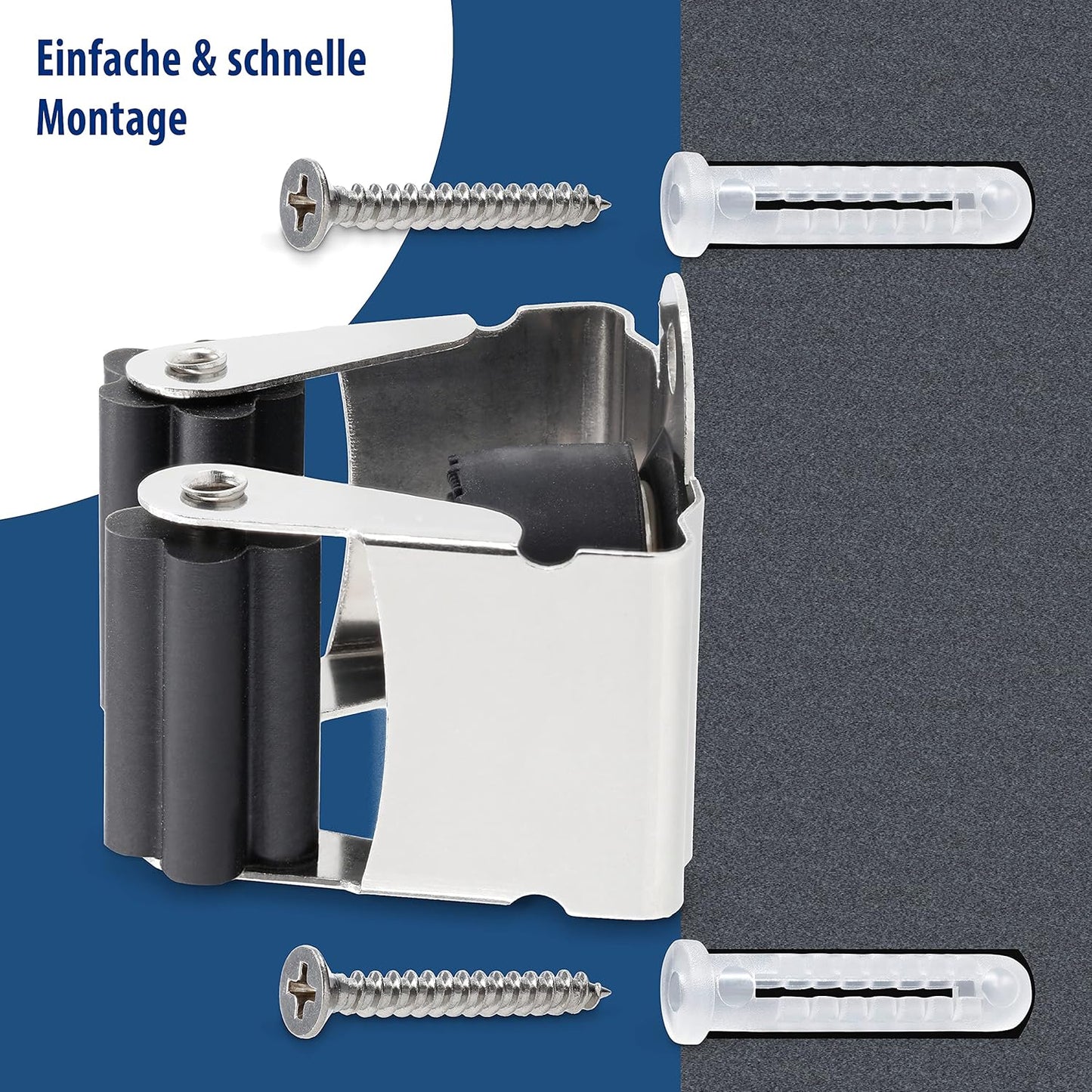 Gerätehalter (10er Set), 10 Stück Edelstahl