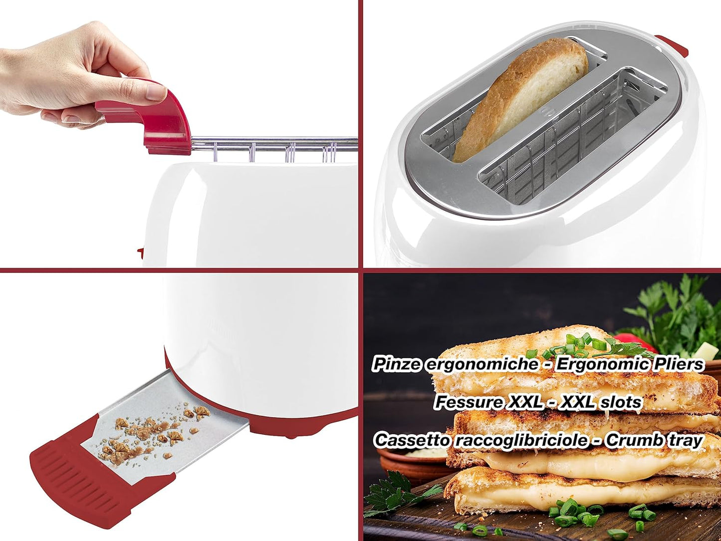 Toaster mit 7 Bräunungsstufen